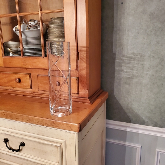 Tiffany crystal vase